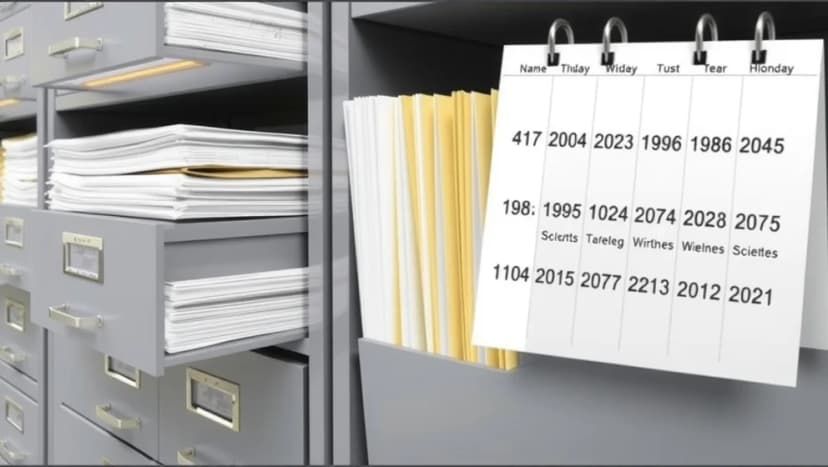 Hur länge måste du spara bokföring